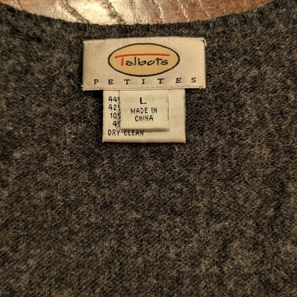 Talbots Petites Knit Argylle Sweater Vest Colorful - Picture 5 of 8